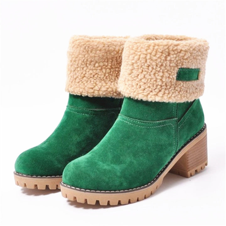 Women's boots with lined shaft and non-slip sole Lune London