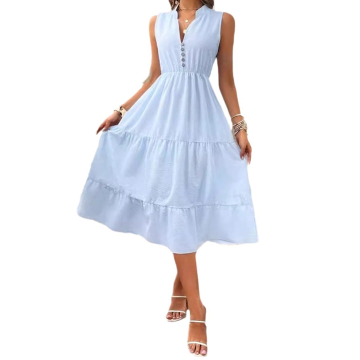 Lune London Women's Button Midi Dress