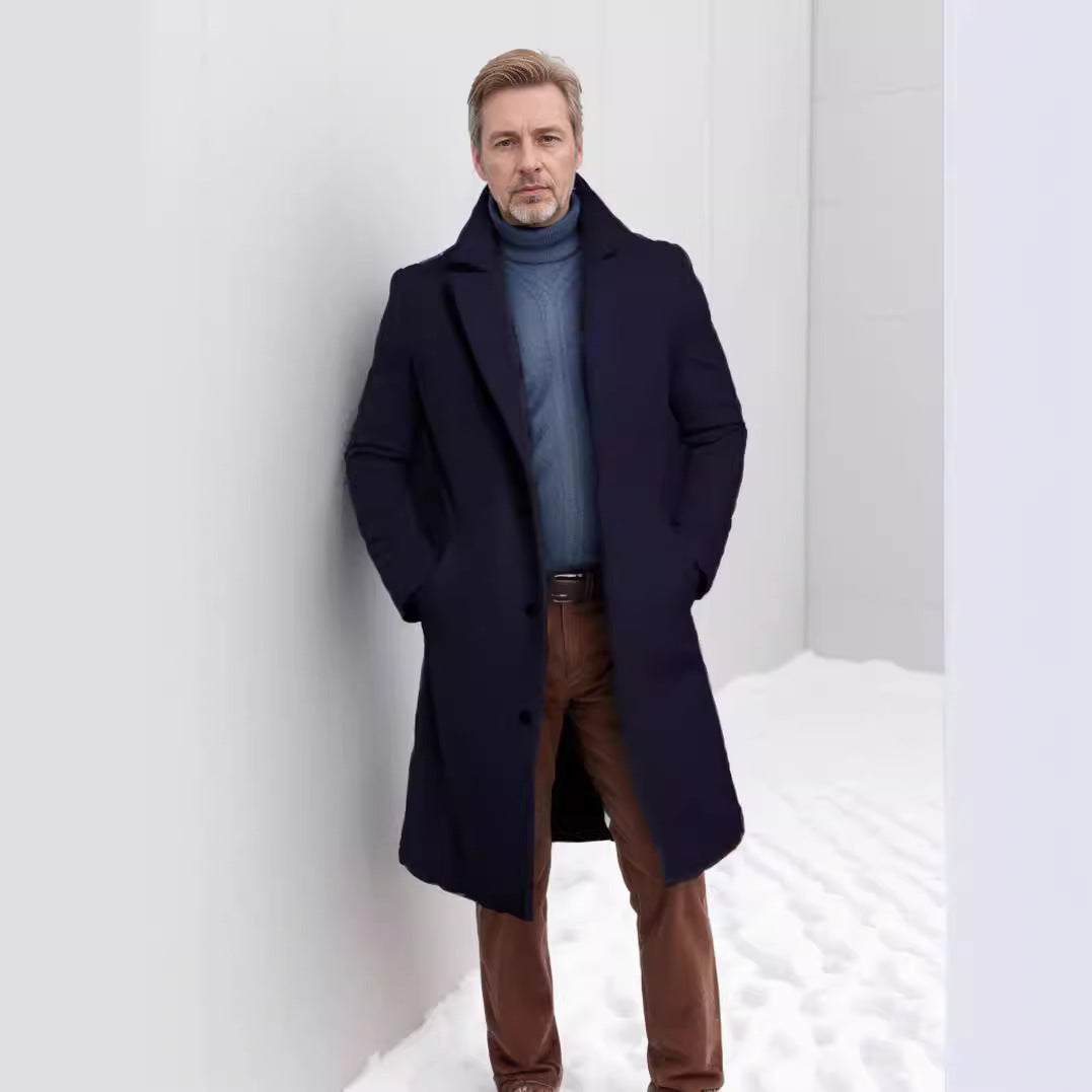 Men's Elegant Wool Coat Lune London
