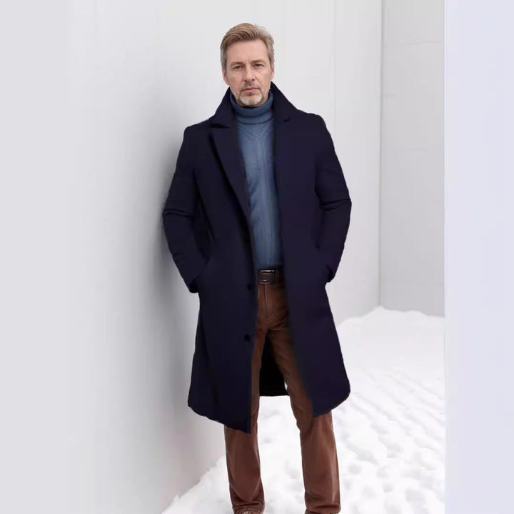 Men's Elegant Wool Coat Lune London