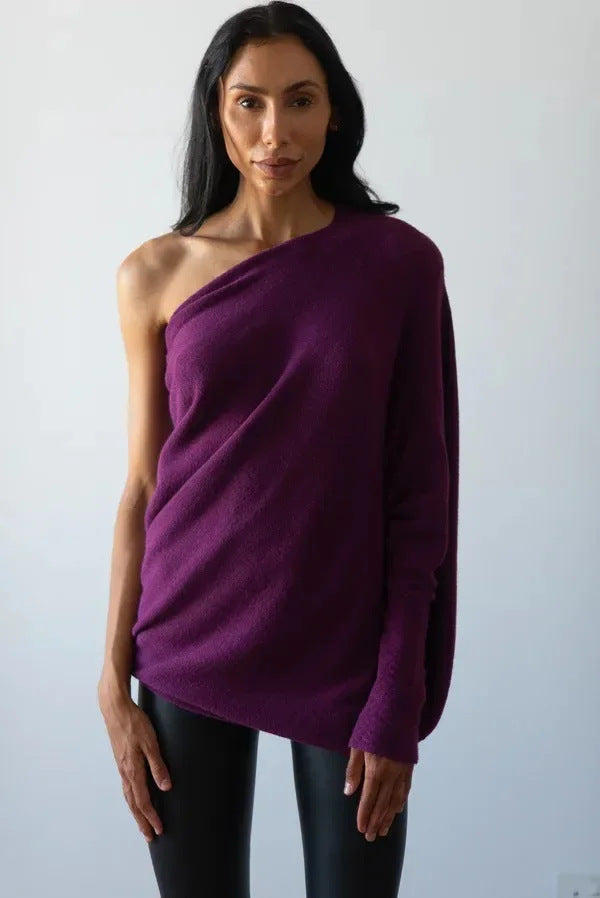 Women Oversized Casual Knit Sweater Lune London