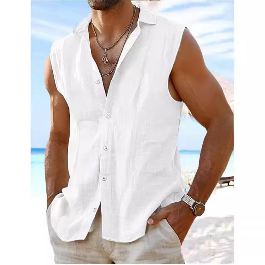 Men leisure summer vest shirt Lune London
