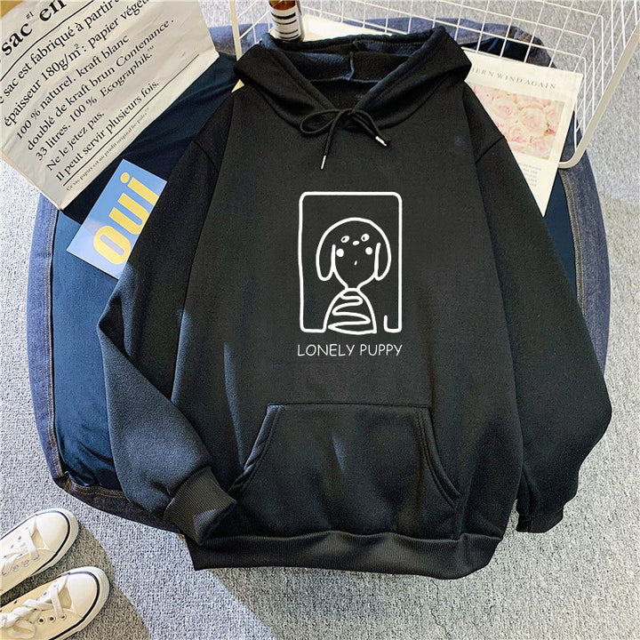 Women's hoodie with creative dog motif Chic & Stil