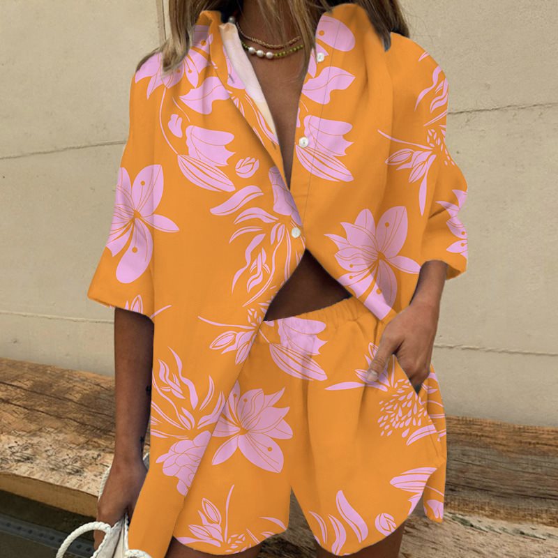 Tenue décontractée pour femmes avec motif de feuille tropicale Lune London