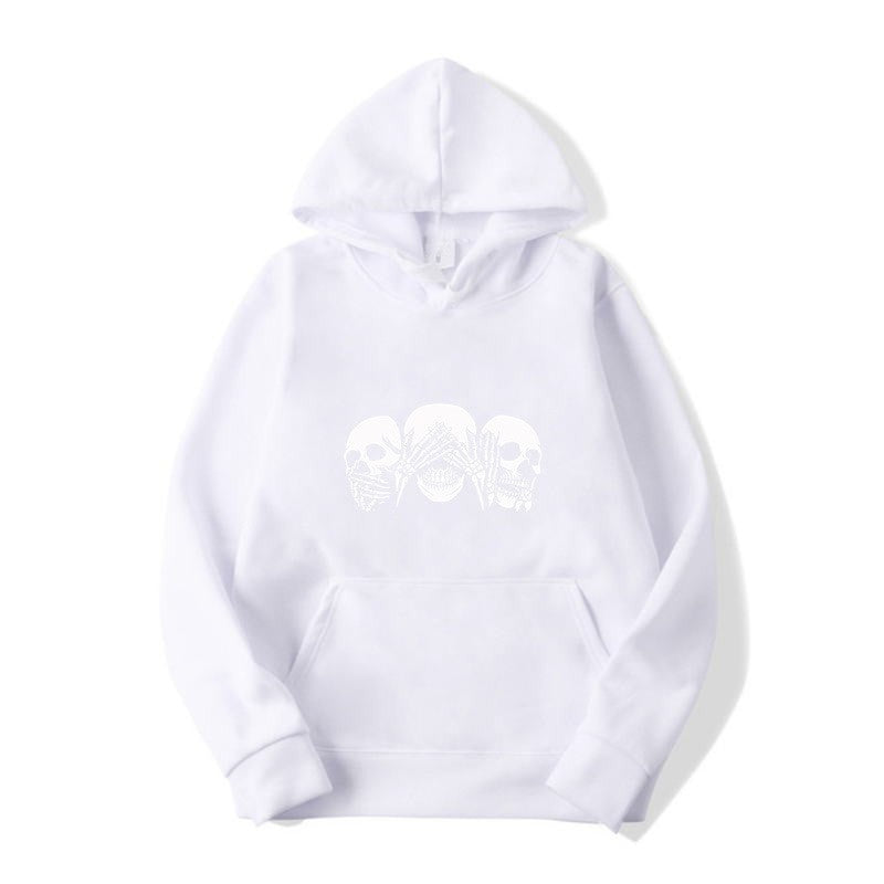 Women's hoodie with artistic skull design Chic & Stil