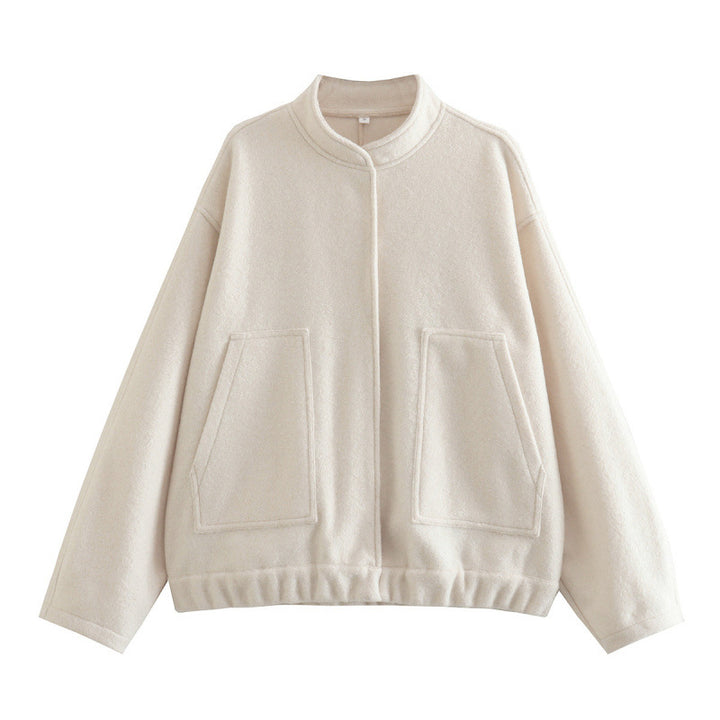 Cool oversized wool blend jacket Women Lune London