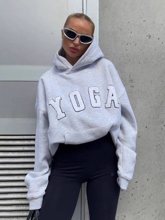 Women’s Yoga Hoodie with Trendy Print & Comfortable Fit | Lune London