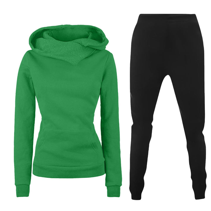 Ladies hoodie and chic style sports jumpsuit