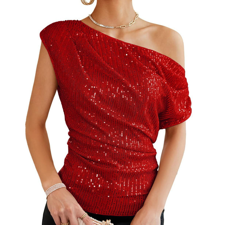 Women's Off-Shoulder Glamour Shirt Lune London