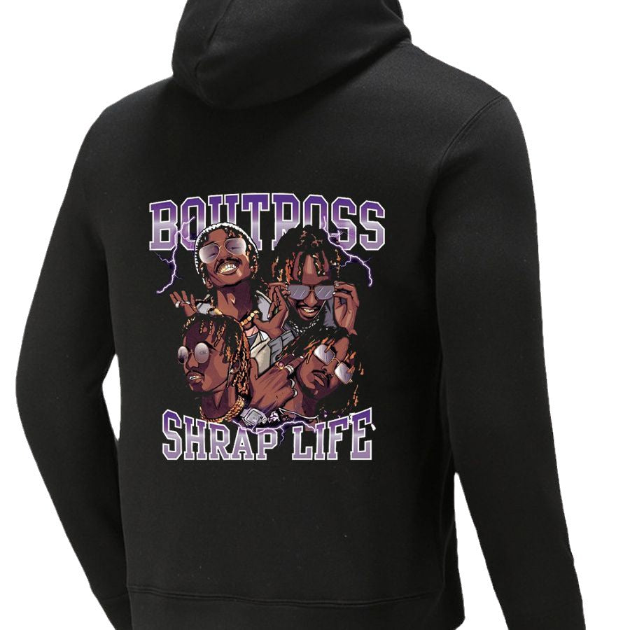 Men's hoodie with creative print design Lune London