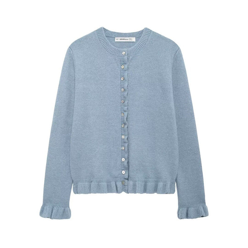 Ladies Cozy Sweater with Button Detail Lune London