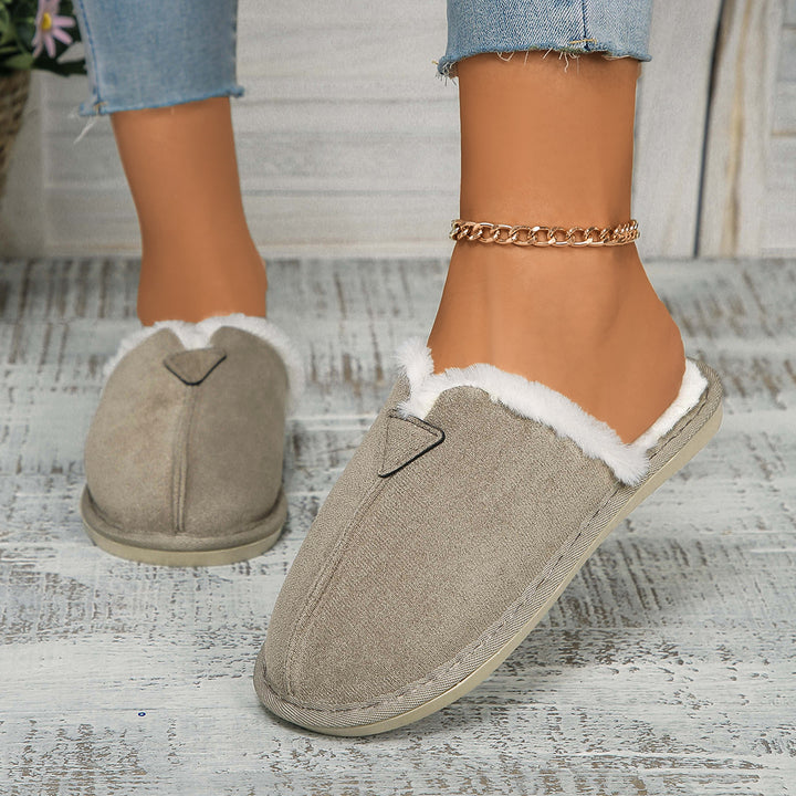 Slippers for ladies with cozy lining and non-slip sole Lune London