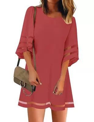 Short-sleeve dress for women with trendy cutouts Lune London