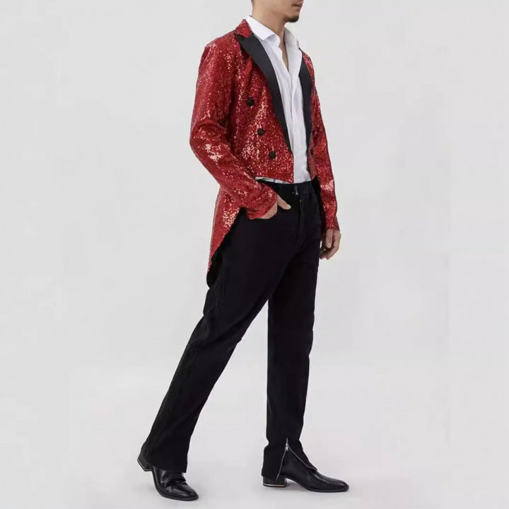 Veste de smoking à paillettes élégante pour homme Lune London