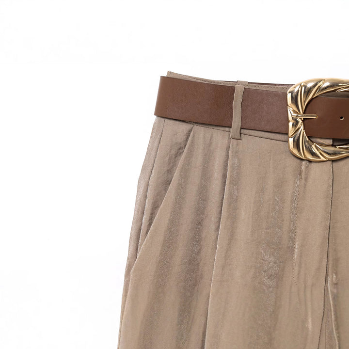 Ladies Elegant High Waist Culotte Pants Lune London