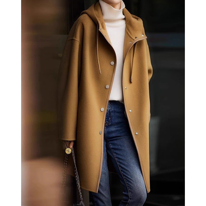 Comfortable hooded coat for women Lune London