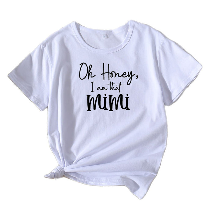 Women playful graphic quotes T-shirt Lune London