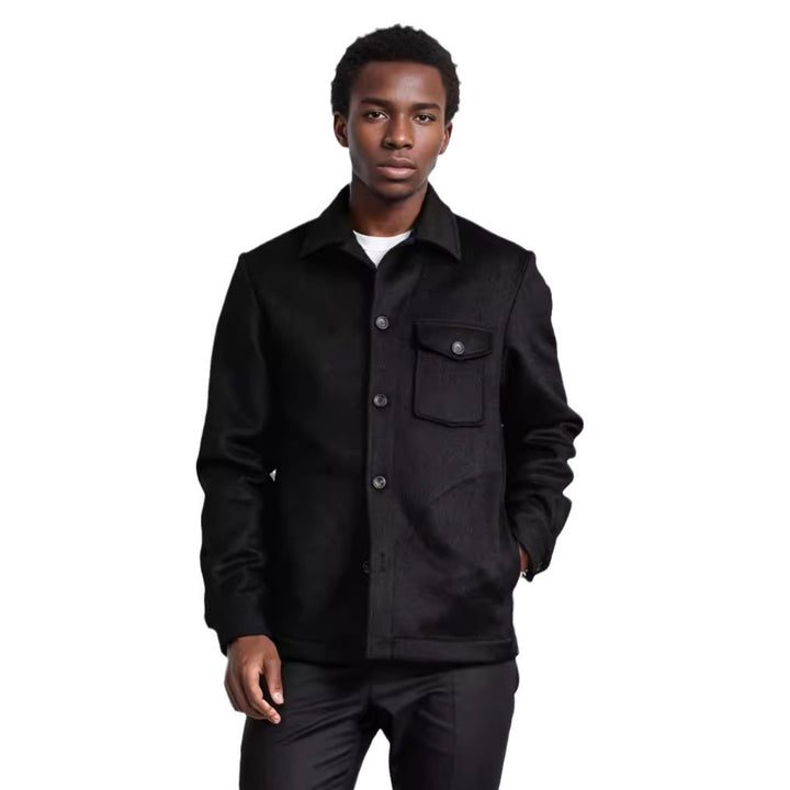 Wool jacket for men with practical pockets Lune London