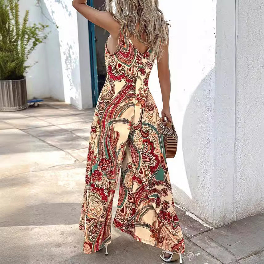 Elegant paisley silk maxi dress for women Lune London