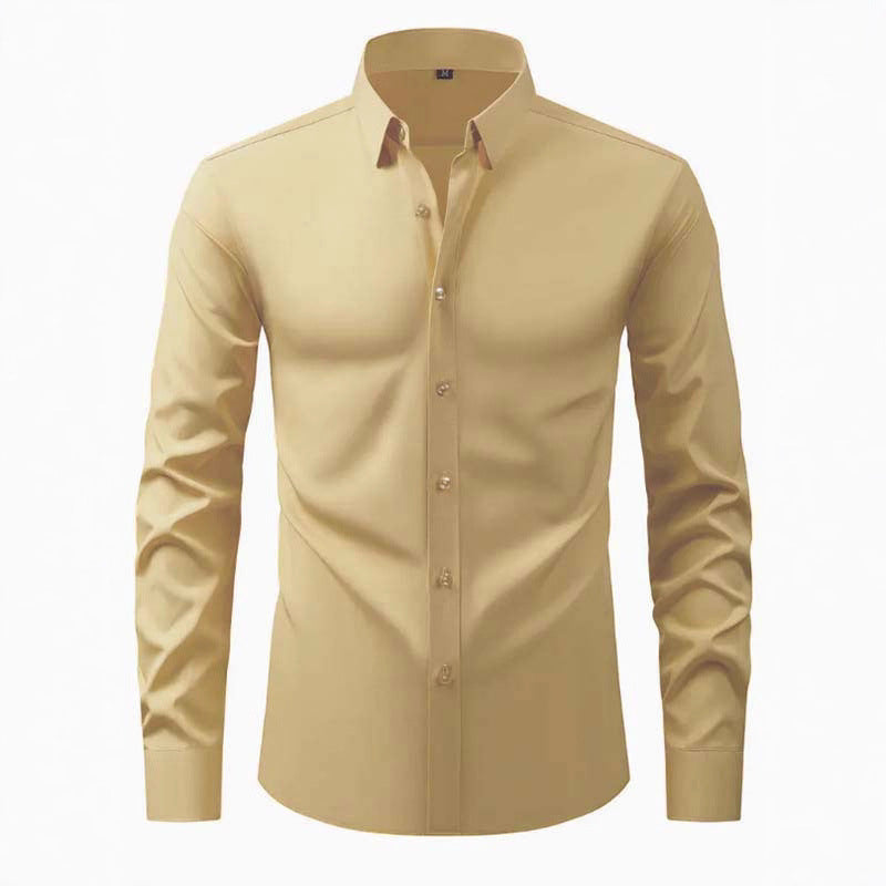 Men's Long-Sleeve Shirt with Innovative Cut and Modern Design Lune London