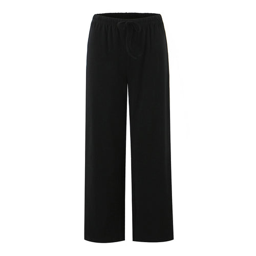 Wide striped pants for women with elastic waist Lune London