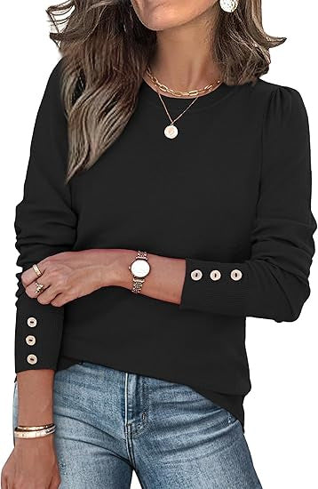 Pull de loisirs pour femmes avec détails en boutons Chic & Stil