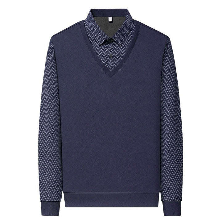 Trendy long sleeve shirt for men with structured collar and moisture-regulating properties Lune London