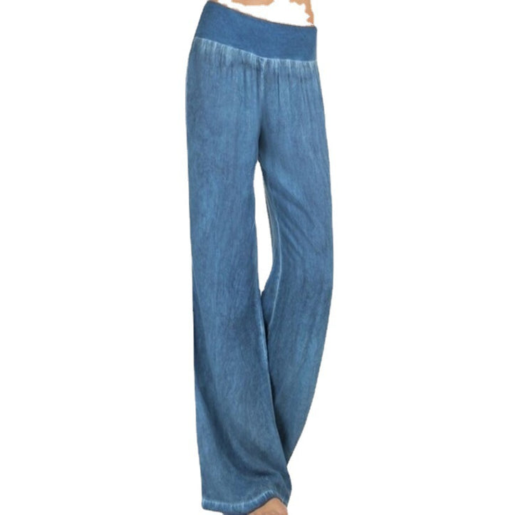 Wide palazzo pants for women with comfortable waist Lune London