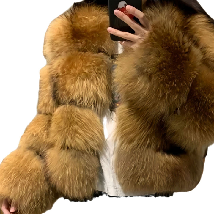 Ladies comfortable fur coat Lune London