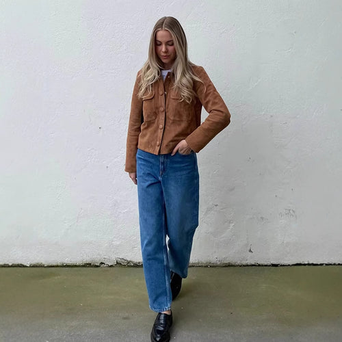 Vintage-style women's jacket with practical pockets Lune London
