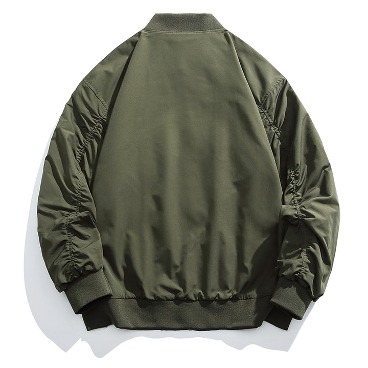 Casual bomber jacket for women with side pockets and zipper Lune London