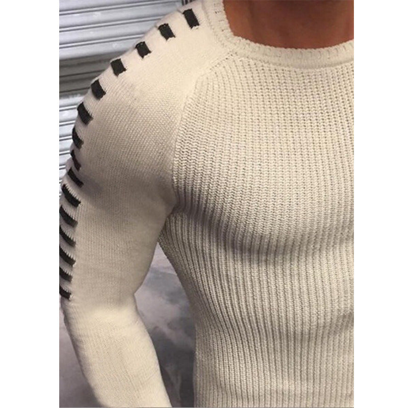 Knitted sweater for men with an innovative design and structured sleeves Lune London