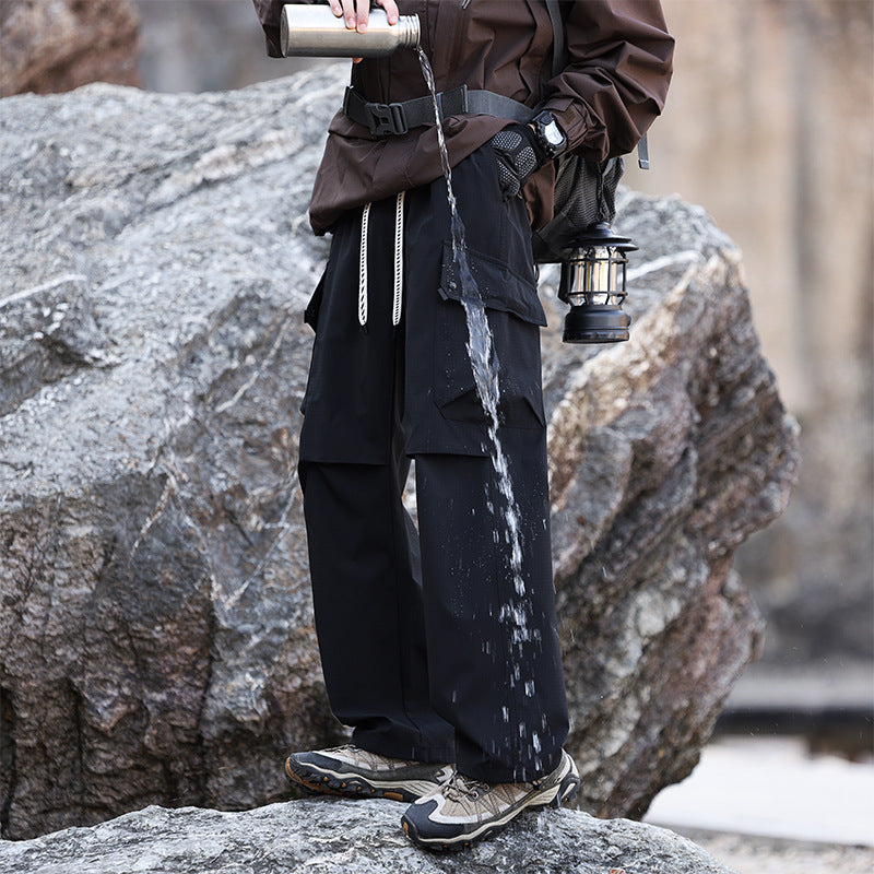 Functional hiking pants for men with multifunctional pockets Lune London