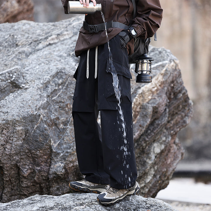 Functional hiking pants for men with multifunctional pockets Lune London