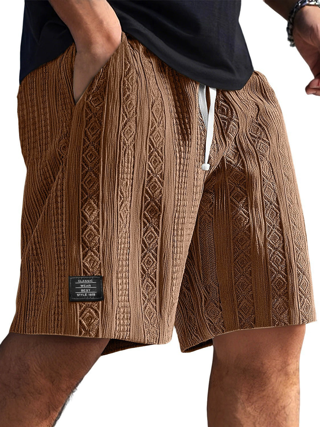 Men's Stylish Leisure Pants in Casual Knit Design Lune London