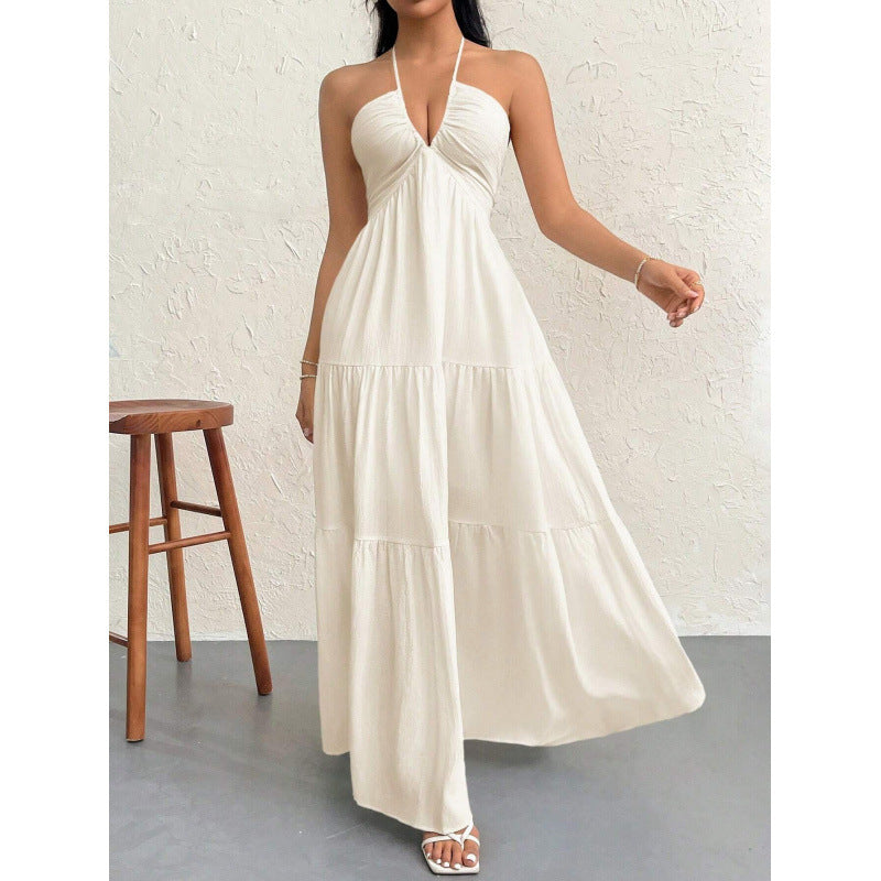 Layered Backless Maxi Dress Lune London for Women