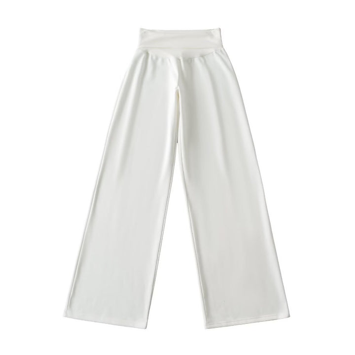 Loose-fitting jogger pants for women with high waist and soft texture Lune London