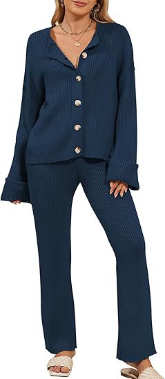 Dames confortable tricot loungewear Lune London