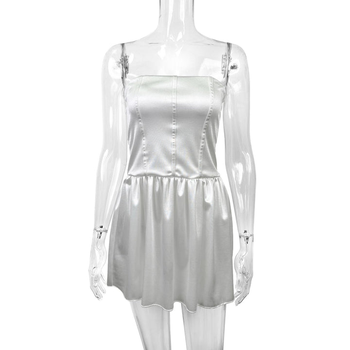 Women's evening dress with fitted bodice and flowing skirt Lune London