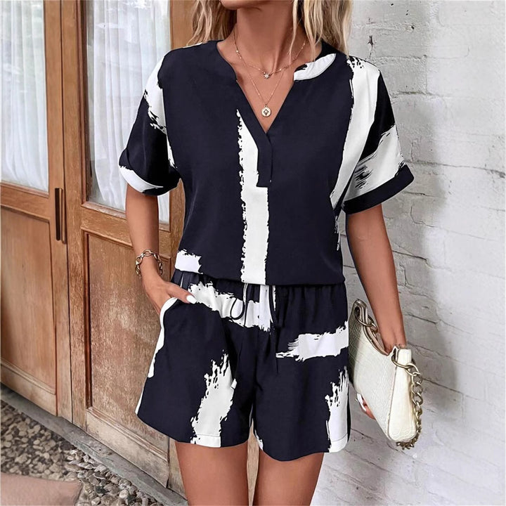 Ladies trendy jumpsuit with a creative pattern and a comfortable fit Lune London