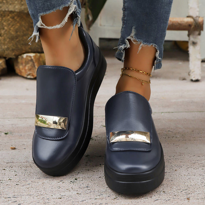 Ladies Slip-On Sneakers Stylish Lune London