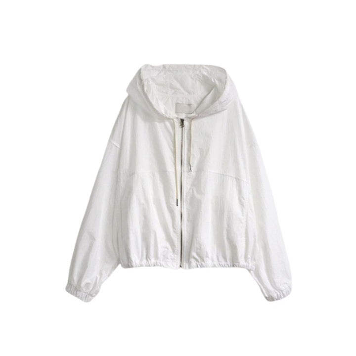 Veste de transition légère pour femmes avec capuche et manches volumineuses Chic & Stil