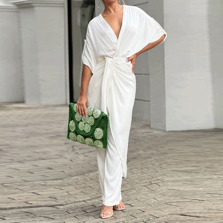 Combinaison élégante pour femmes avec design décontracté et définition de taille Chic & Stil