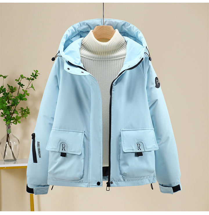 Ladies Sports and Functional Clothing Outdoor Jacket with Hood and Many Pockets Lune London