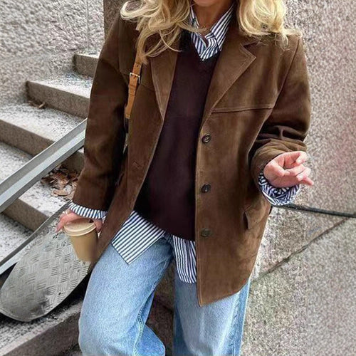 Dames élégant Blazer en matériau de haute qualité Lune London