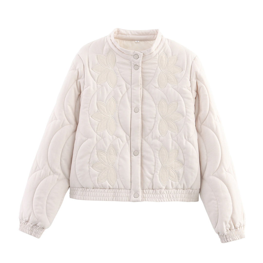 Quilted leisure jacket for women with floral design Lune London