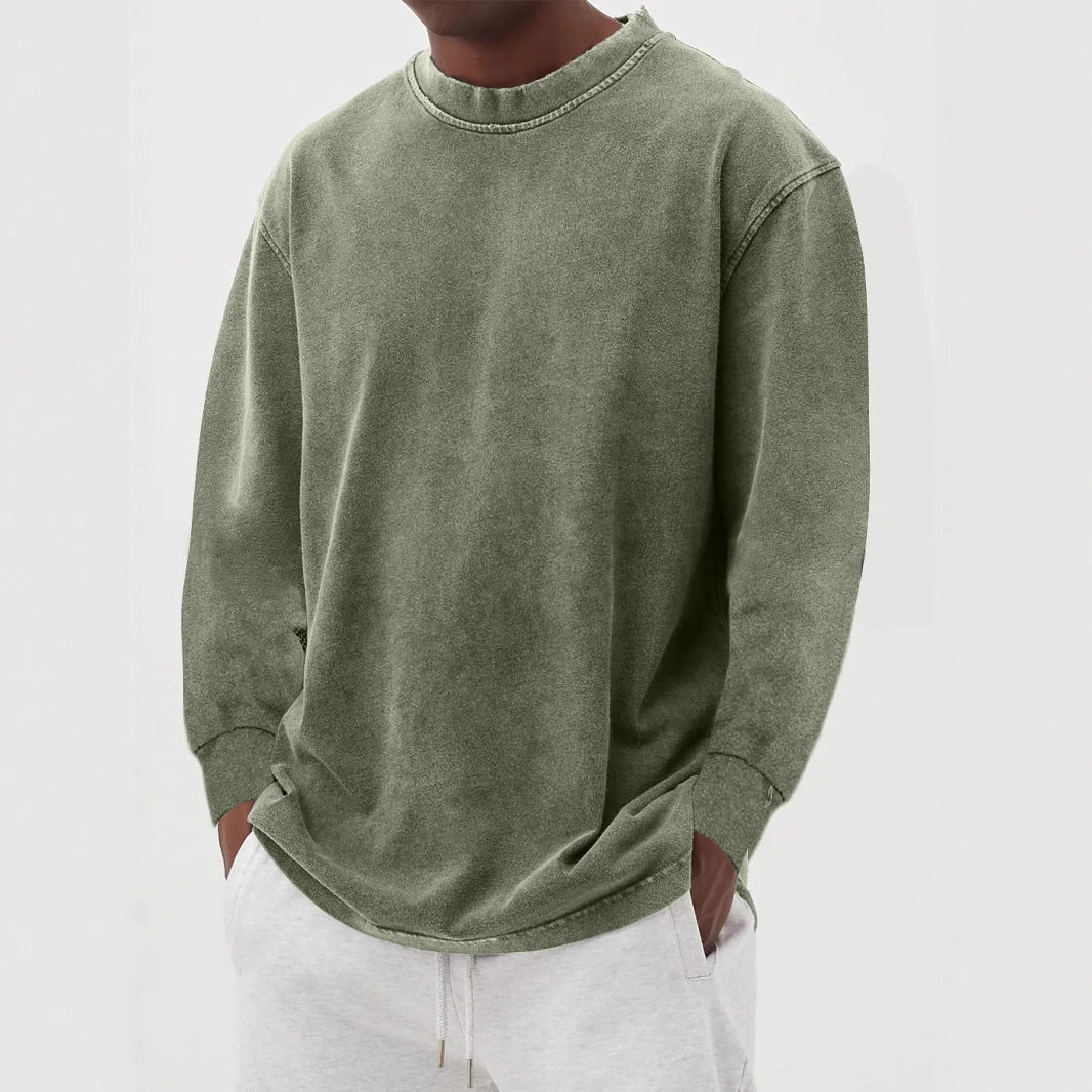 Casual oversized sweater for men in pleasant cotton blend Lune London