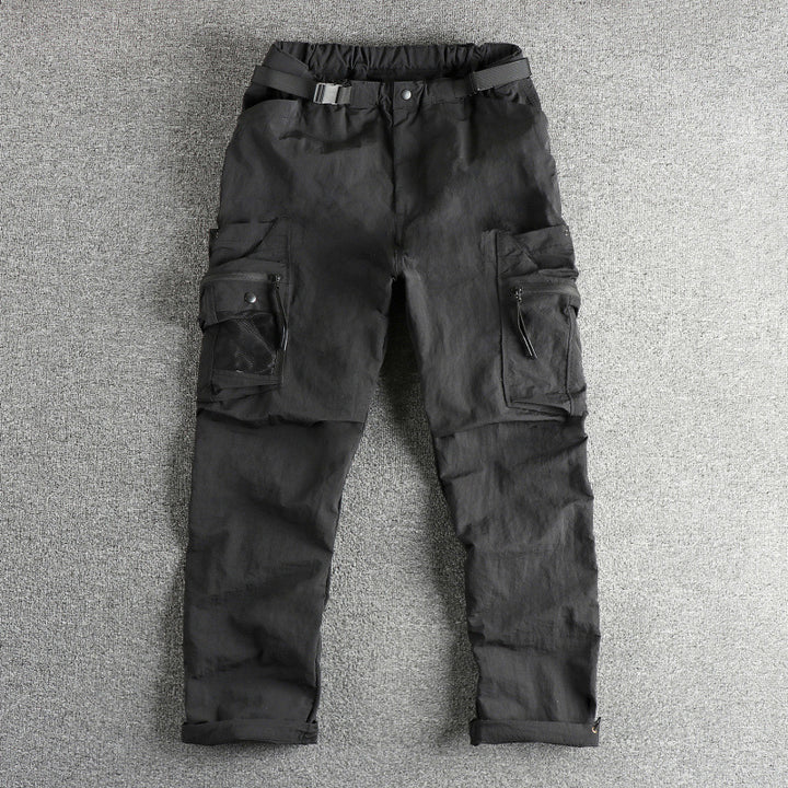 Men's cargo pants with multifunctional pockets and adjustable waist Lune London