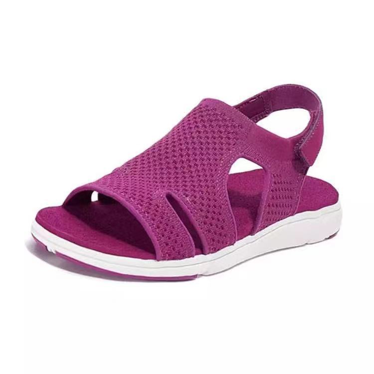 Breathable women's sandals with adjustable strap and ergonomic sole Lune London