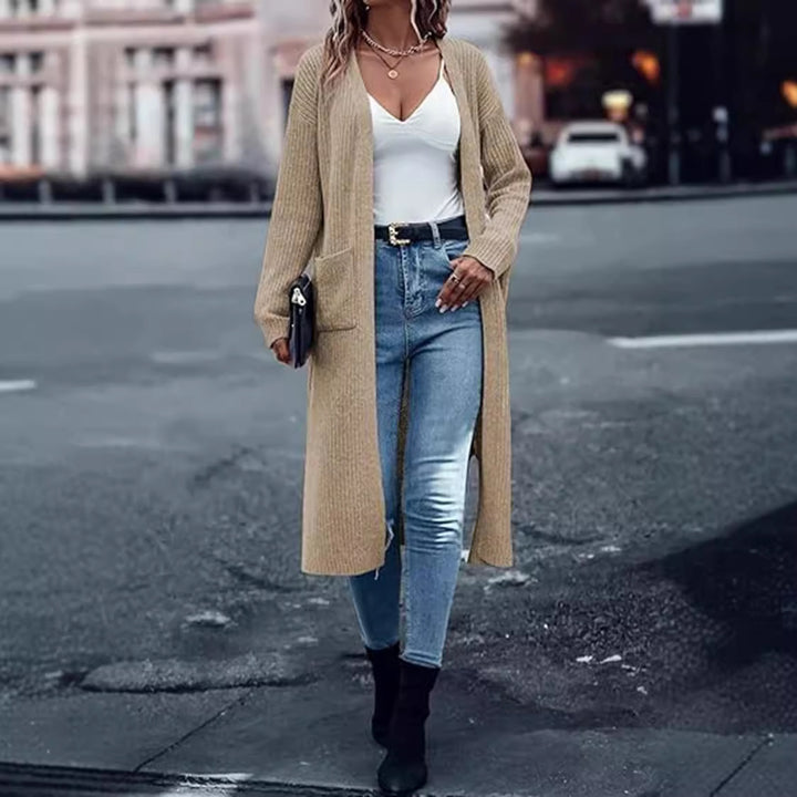 Ladies Chic Long Cardigan